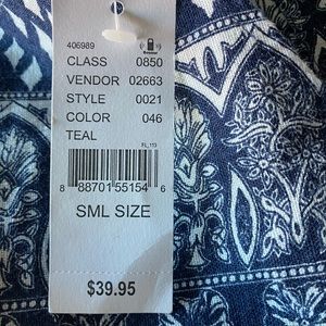 Blue and white new lounge pants